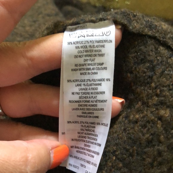 French Connection brown turtleneck. Size L. Good condition. - Picture 6 of 6